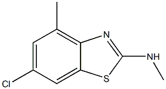 2-Benzothiazolamine,6-chloro-N,4-dimethyl-(9CI),38705-70-3,结构式