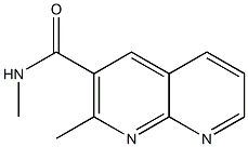 1,8-Naphthyridine-3-carboxamide,N,2-dimethyl-(9CI) Structure