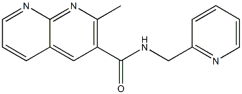 1,8-Naphthyridine-3-carboxamide,2-methyl-N-(2-pyridinylmethyl)-(9CI) Structure