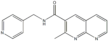 1,8-Naphthyridine-3-carboxamide,2-methyl-N-(4-pyridinylmethyl)-(9CI) Structure