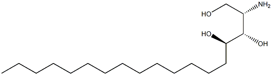 4-hydroxysphinganine (SaccharoMyces Cerevisiae) Structure