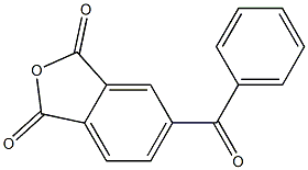 4-ベンゾイルフタル酸無水物 化学構造式