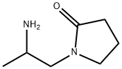 2-Pyrrolidinone,1-(2-aminopropyl)-(9CI),388630-76-0,结构式