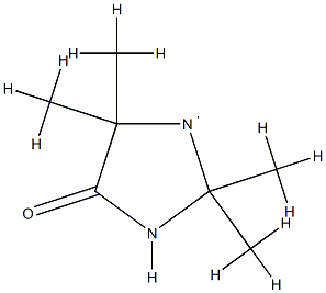 1-Imidazolidinyl,2,2,5,5-tetramethyl-4-oxo-(9CI),38951-82-5,结构式