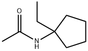 Acetamide, N-(1-ethylcyclopentyl)- (6CI,7CI,8CI,9CI) Struktur