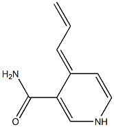 3-Pyridinecarboxamide,1,4-dihydro-4-(2-propenylidene)-(9CI) 化学構造式