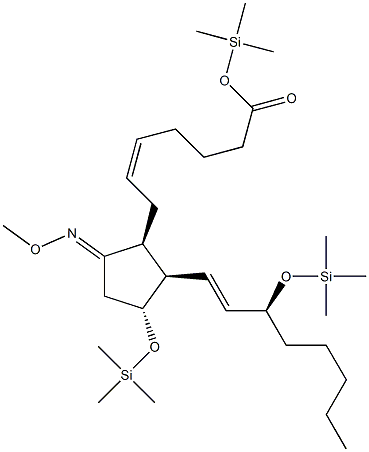 Prosta-5,11-dien-1-oic acid, 9-(methoxyimino)-11,15-bis[(trimethylsily l)oxy]-, (5Z,8beta,9E,11alpha,13E,15S)-|