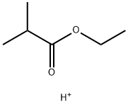 Propanoic  acid,  2-methyl-,  ethyl  ester,  conjugate  monoacid  (9CI),39014-47-6,结构式