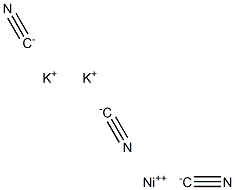 dipotassium tris(cyano-C)nickelate(2-) Structure