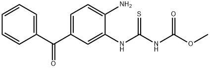 4-amino-3-(3'-methoxycarbonyl-2'-thioureido)benzophenone,39070-62-7,结构式