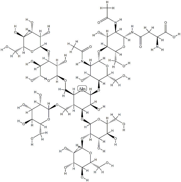 39114-02-8 (mannose)6-(N-acetylglucosamine)2-asparagine