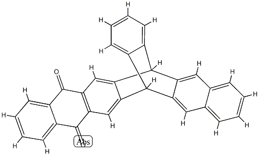 6,15-Dihydro-6,15-[1,2]benzenohexacene-8,13-dione,39115-41-8,结构式