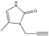 2H-Imidazol-2-one,1,3-dihydro-5-methyl-1-(2-propynyl)-(9CI),391671-26-4,结构式