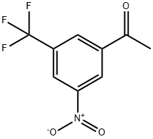 1-(3-硝基-5-(三氟甲基)苯基)乙酮 结构式
