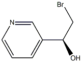 (S)-2-溴-1-(吡啶-3-基)乙烷-1-醇, 391902-10-6, 结构式