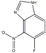 1H-Benzimidazole,5-fluoro-4-nitro-(9CI) Structure