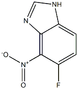 1H-Benzimidazole,5-fluoro-4-nitro-(9CI),391906-61-9,结构式