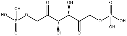 D-5-ketofructose 1,6-biphosphate Struktur