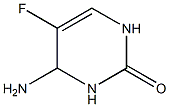 2(1H)-Pyrimidinone,4-amino-5-fluoro-3,4-dihydro-(9CI) Structure