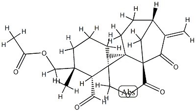 39388-60-8 (1R,2R,3R,4'aα,7'β,9'aβ)-3-Acetoxymethylhexahydro-3-methyl-8'-methylene-1',9'-dioxospiro[cyclohexane-1,4'(3'H)-[1H-7,9a]methanocyclohepta[c]pyran]-2-carbaldehyde