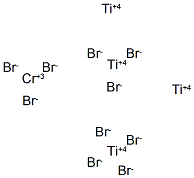 Tetratitanium chromium decabromide (in mixtures with bromine) 化学構造式