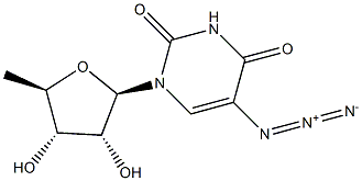 5'-Azido-5'-deoxyuridine 结构式