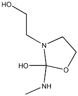 3-Oxazolidineethanol,2-hydroxy-2-(methylamino)-(9CI) Structure