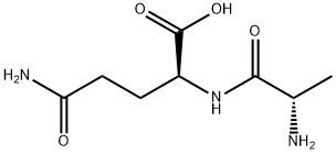 L-アラニル-L-グルタミン 化学構造式
