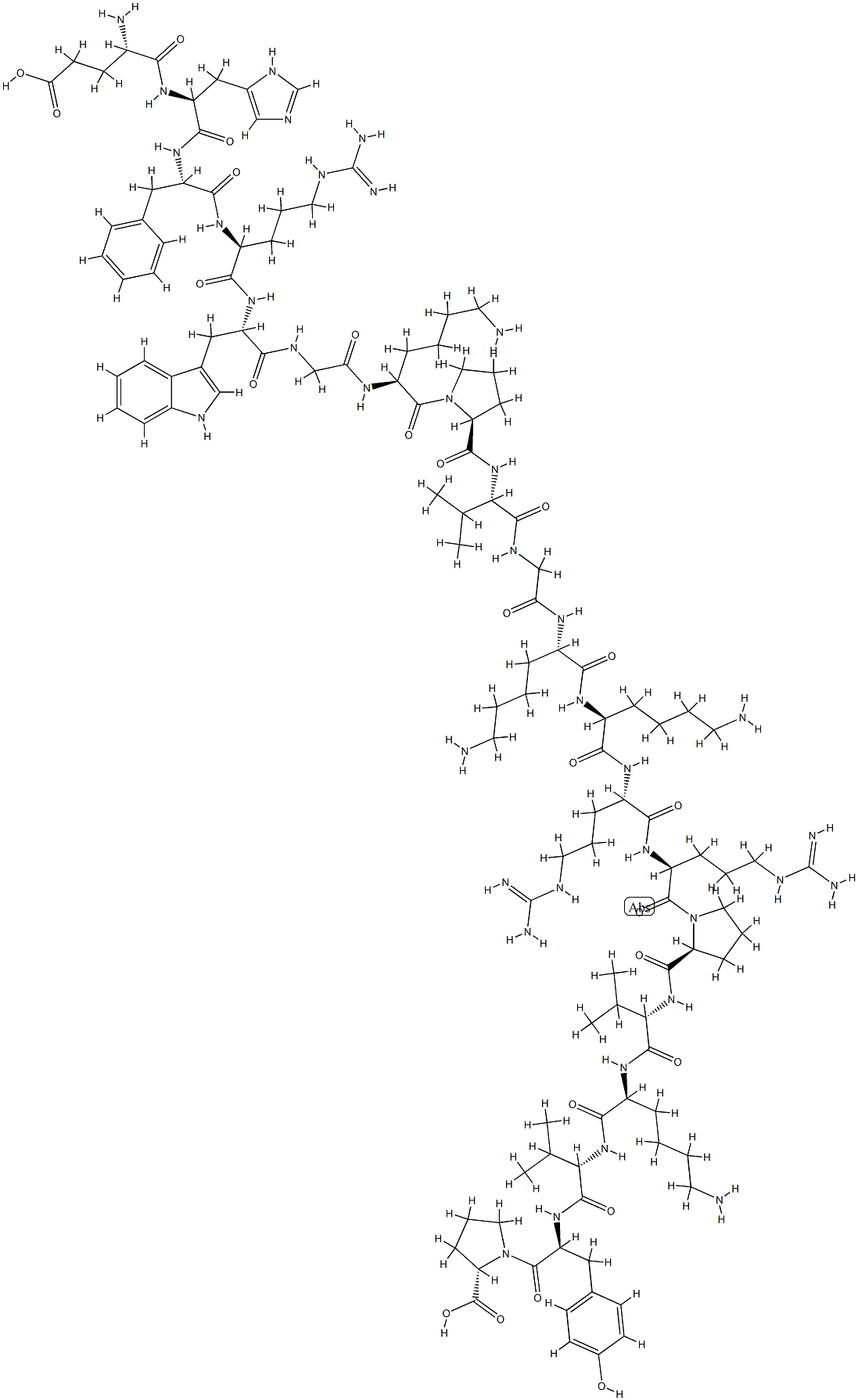 ACTH (5-24) Struktur