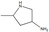 3-Pyrrolidinamine,5-methyl-(9CI) Struktur