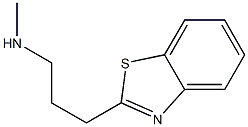 2-Benzothiazolepropanamine,N-methyl-(9CI) 结构式