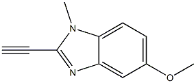 1H-Benzimidazole,2-ethynyl-5-methoxy-1-methyl-(9CI) 结构式