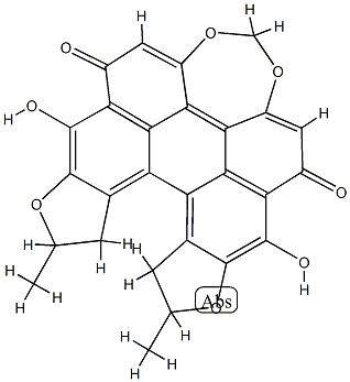 39657-83-5 10,11,12,13-Tetrahydro-1,7-dihydroxy-10,13-dimethyldifuro[2',3':5,6:3'',2'':7,8]perylo[1,12-def][1,3]dioxepin-8,15-dione
