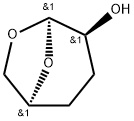 .beta.-D-threo-Hexopyranose, 1,6-anhydro-3,4-dideoxy- Structure