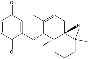 39707-59-0 2-[[(1R)-1,4,4aβ,5,6,7,8,8a-Octahydro-2,5,5,8aα-tetramethylnaphthalen-1α-yl]methyl]-2,5-cyclohexadiene-1,4-dione