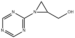 2-Aziridinemethanol,1-(1,3,5-triazin-2-yl)-(9CI) 结构式