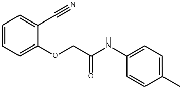 2-(2-cyanophenoxy)-N-(4-methylphenyl)acetamide Structure