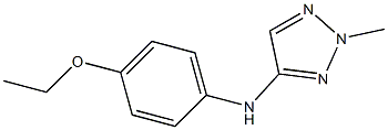2H-1,2,3-Triazol-4-amine,N-(4-ethoxyphenyl)-2-methyl-(9CI) 结构式