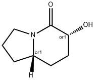 5(1H)-Indolizinone, hexahydro-6-hydroxy-, (6R,8aS)-rel- (9CI) Structure