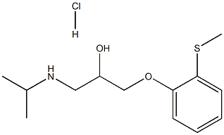 Tiprenolol hydrochloride,39832-43-4,结构式