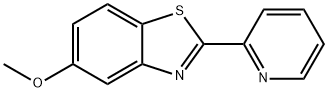 5-甲氧基-2-(2-吡啶基)苯并噻唑, 39876-33-0, 结构式