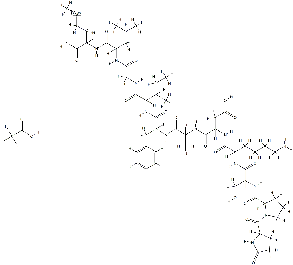 eledoisin perfluoroacetate Struktur