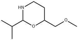 2H-1,3-Oxazine,tetrahydro-6-(methoxymethyl)-2-(1-methylethyl)-(9CI),39883-23-3,结构式
