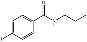 4-碘-N-丙基苯甲酰胺,39887-30-4,结构式