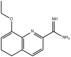 2-Quinolinecarboximidamide,8-ethoxy-5,6-dihydro-(9CI) Structure