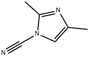 1H-Imidazole-1-carbonitrile,2,4-dimethyl-(9CI) Struktur