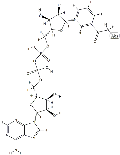 3-chloroacetylpyridine-adenine dinucleotide 化学構造式