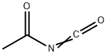 アセチルイソシアナート 化学構造式