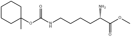 Nε-[(1-Methylcyclohexyl)oxycarbonyl]lysine methyl ester Structure