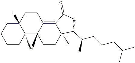 5α-Cholest-8(14)-en-15-one 结构式